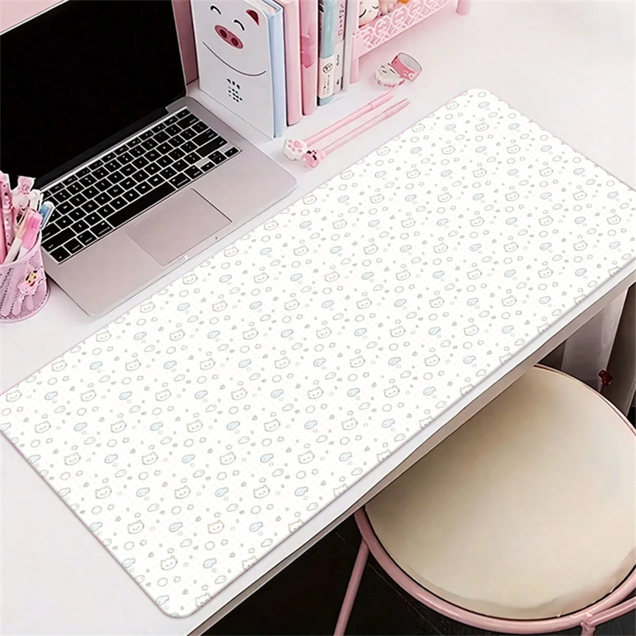 Leather Desk Pad - Cute Leather Desk Mat Tablecloth Decoration