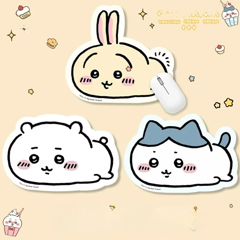 Chiikawa Cartoon Jiyi Usagi Ha - Leather Desk Pad review and price