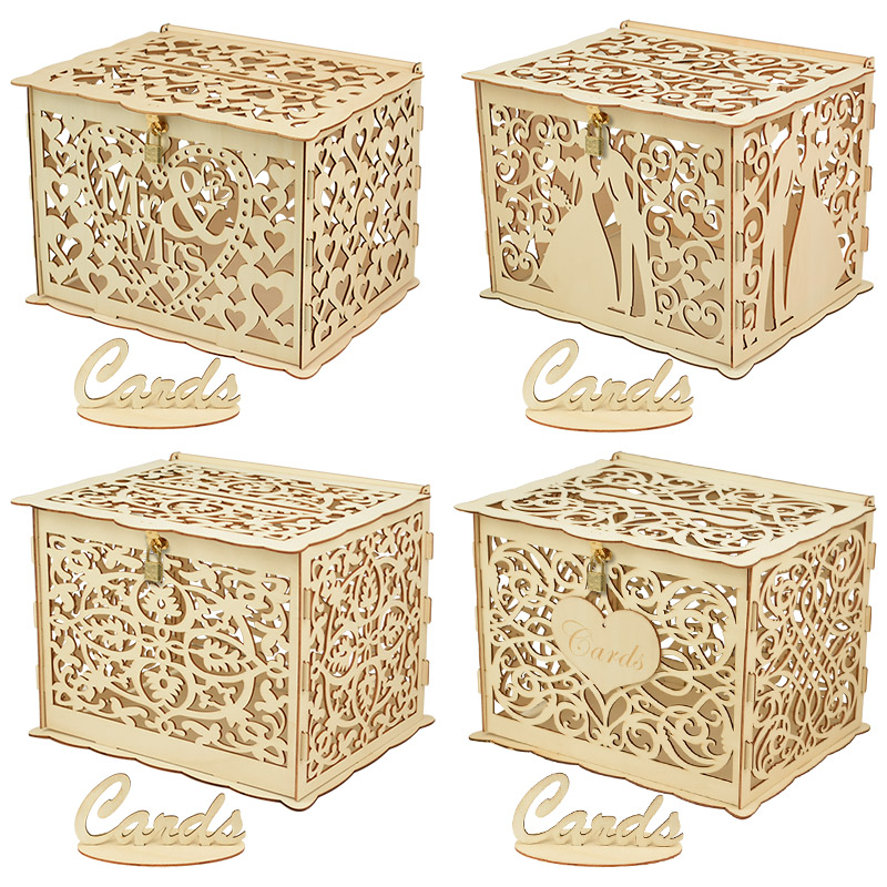30X24X21cm DIY Wedding Gift Ca - Card Index Box review and price