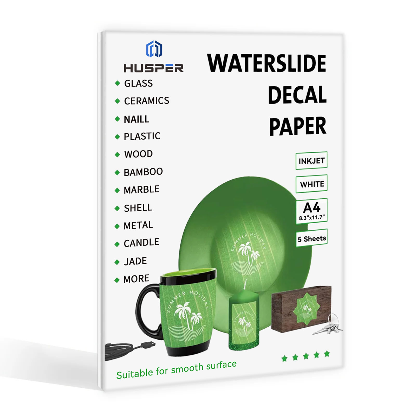 5 Sheets A4 Size Water Slide D - Ink Blotter Paper review and price