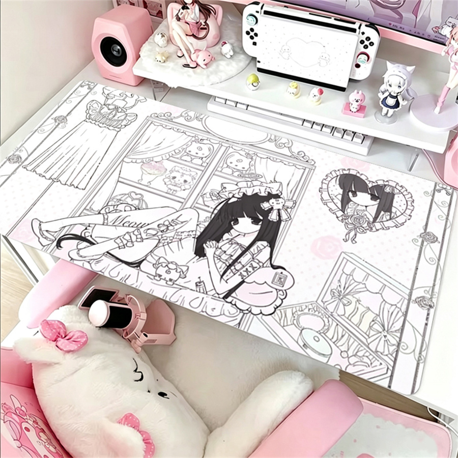 Anime Aesthetics Leather Mouse - Leather Desk Pad review and price