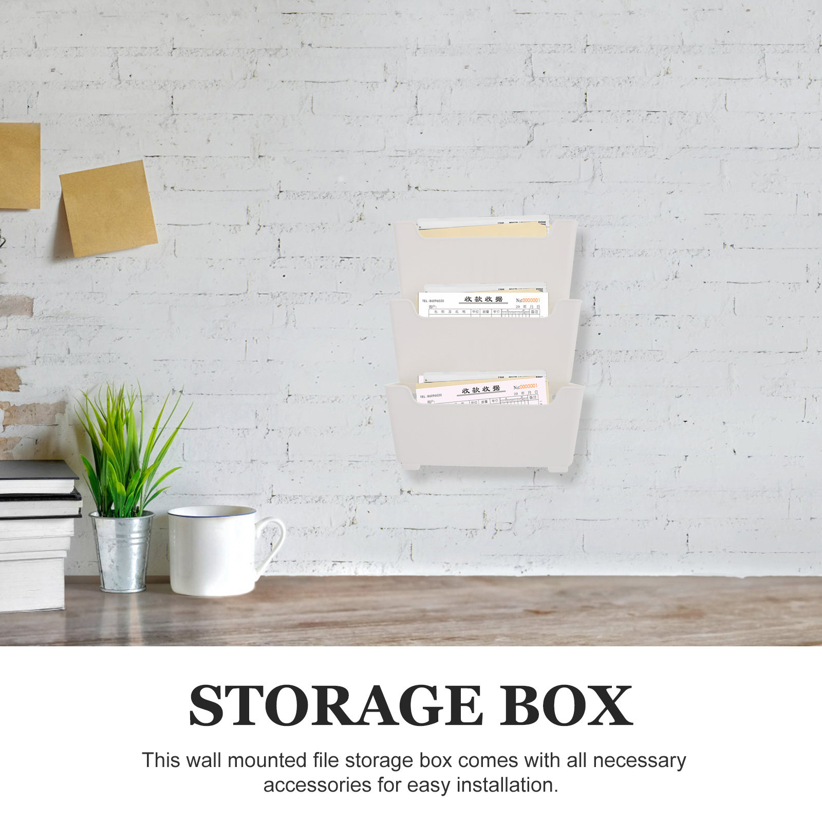 1Set Clear Wall File Organizer - Magazine Holder Rack review and price