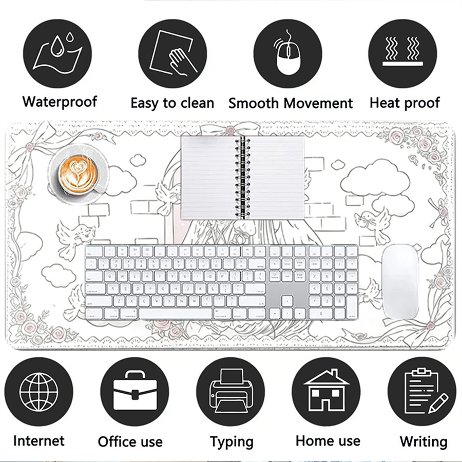 Leather Mouse Pad, Desk Carpet - Leather Desk Pad review and price